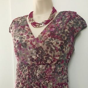 NWT Banana Republic Multicolor Cocktail Work Dress